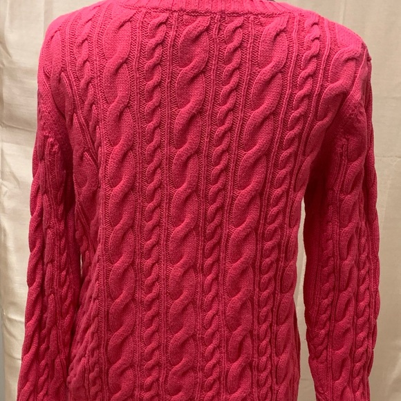 Land’s End Plink cable knit sweater - Picture 2 of 5